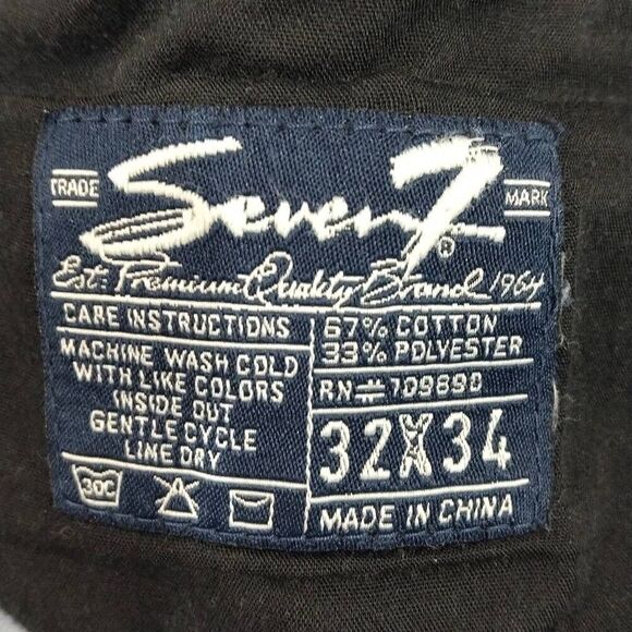 Seven 7 Jeans, Straight, 32×34 - Picture 4 of 9